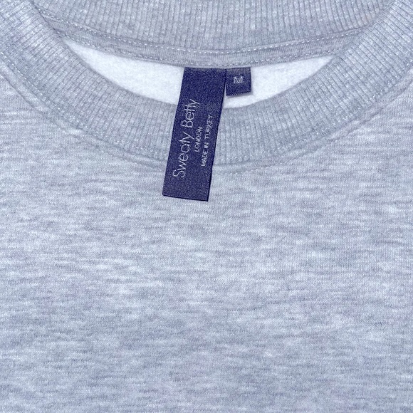 Sweaty Betty Grey Sweatshirt with Drawstring - Picture 3 of 4